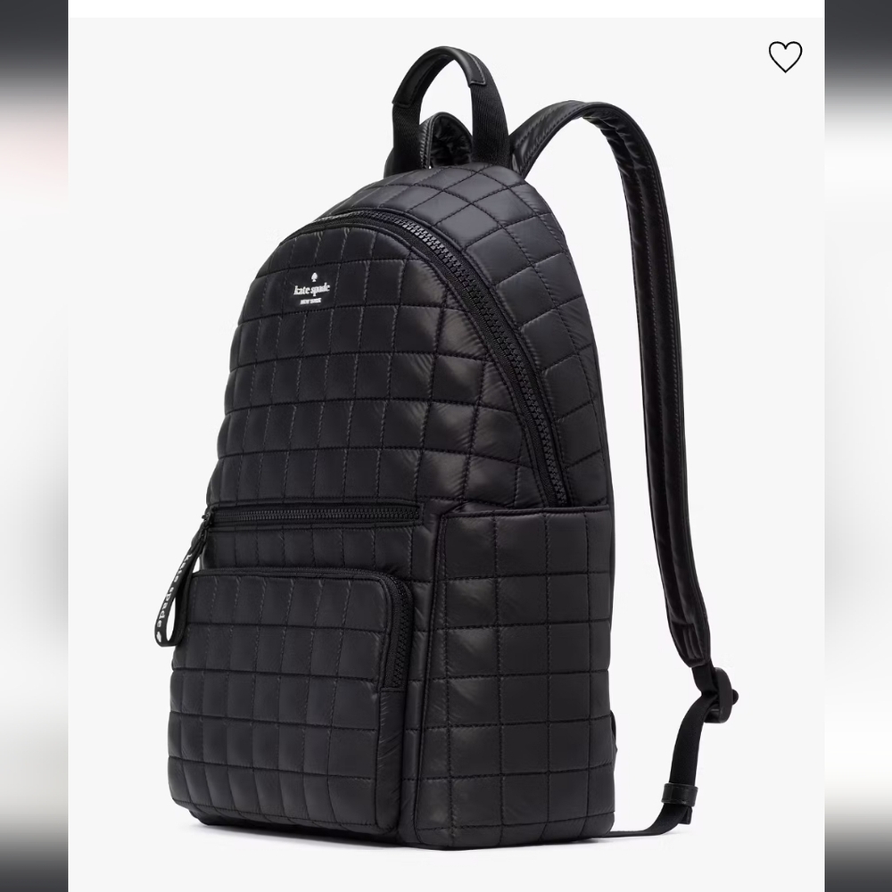 Kate Spade Camden Quilted Backpack, Black - Picture 3 of 5